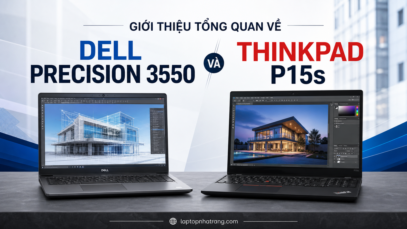 Giới thiệu tổng quan về Dell Precision 3550 và ThinkPad P15s