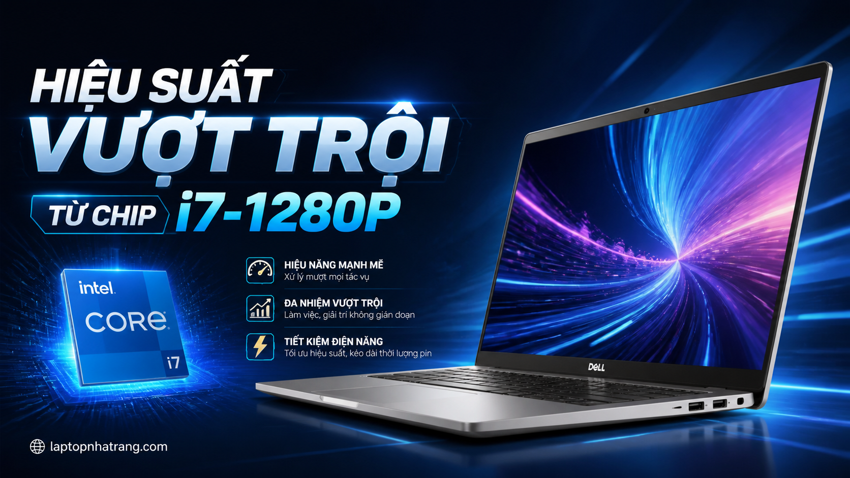 Hiệu Suất Vượt Trội Từ Chip i7-1280P